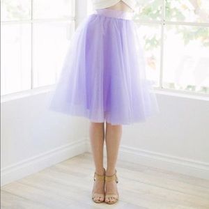 Space 46 Boutique lavender tulle tutu Wendy skirt